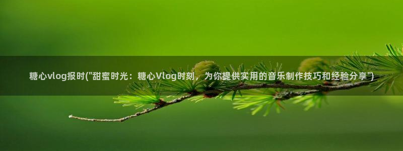 糖心vlog护士是谁：糖心vlog报时(\