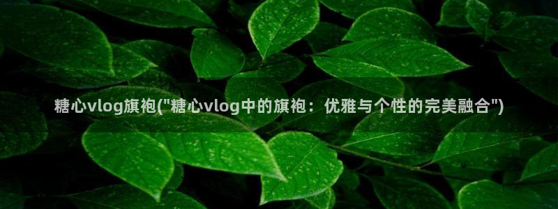 糖心vlog瑜伽裤：糖心vlog旗袍(\